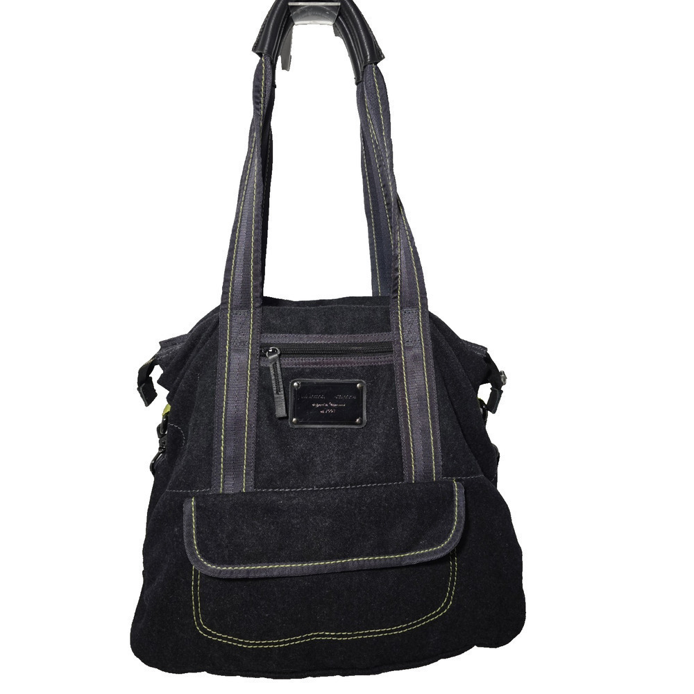 Lululemon Athletica Lucky Wool Charcoal Gray Neon XL Gym Yoga Laptop Tote Bag